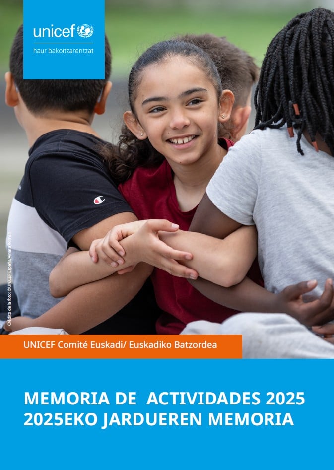 Memoria UNICEF Comité País Vasco