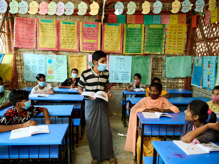 Imagen de un grupo de adolescentes