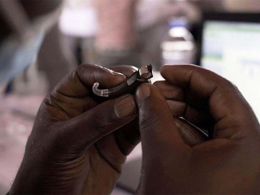 Imagen de un audífono