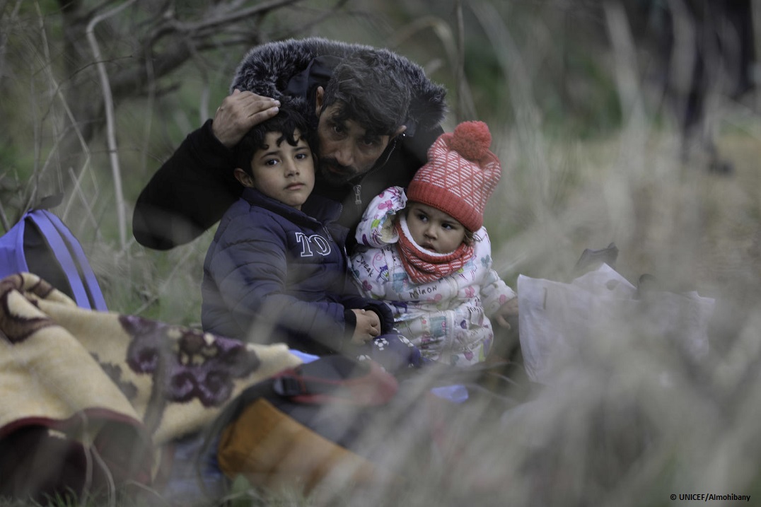 Niños migrantes Turquía y Grecia