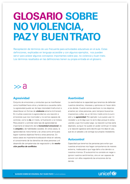 A salvo en la escuela: Aprendiendo en entornos protectores