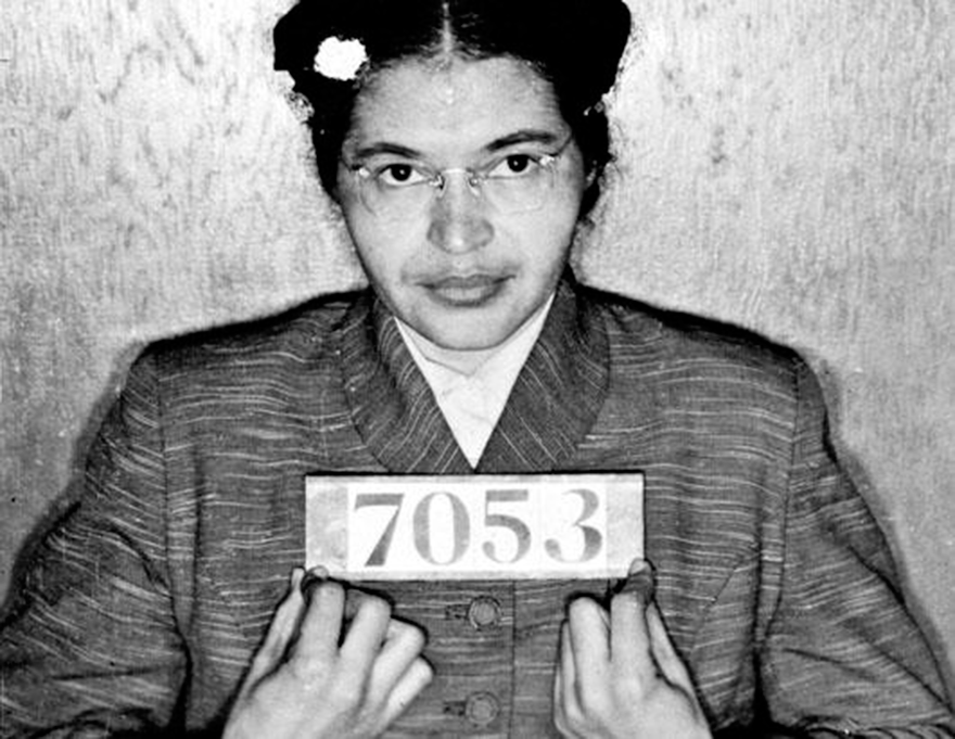  Esta es la foto policial que tomaron de Rosa Parks en la oficina del sheriff de Montgomery el día de su arresto --© Montgomery County (Ala), vía Associated Press