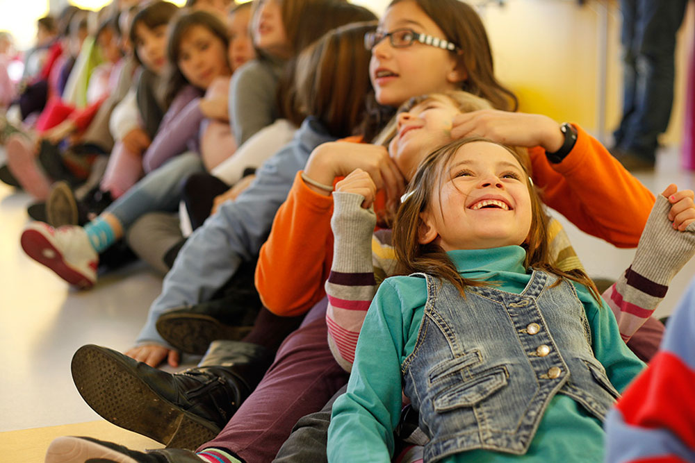 Imagen de niños en la escuela