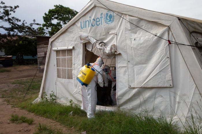 La RDC recibe 100 toneladas de ayuda de UNICEF frente al ébola