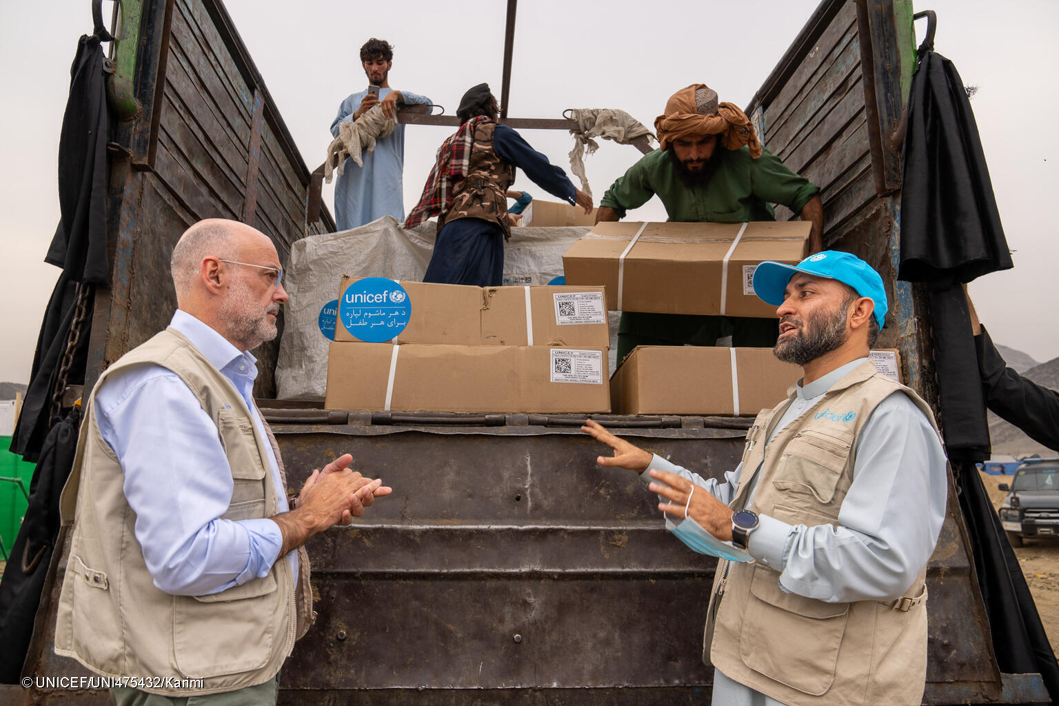 UNICEF Afganistán preparando ayuda humanitaria