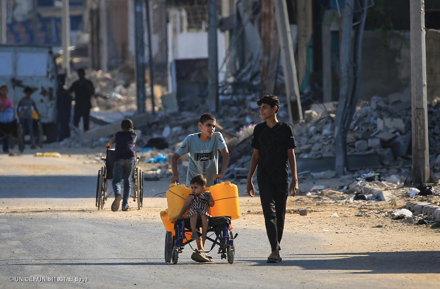 La implacable guerra en Gaza sigue infligiendo horrores a los niños y las niñas