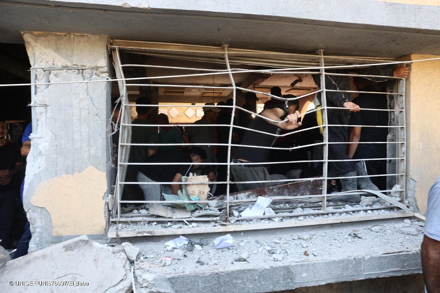 Ataques contra escuelas en la Franja de Gaza