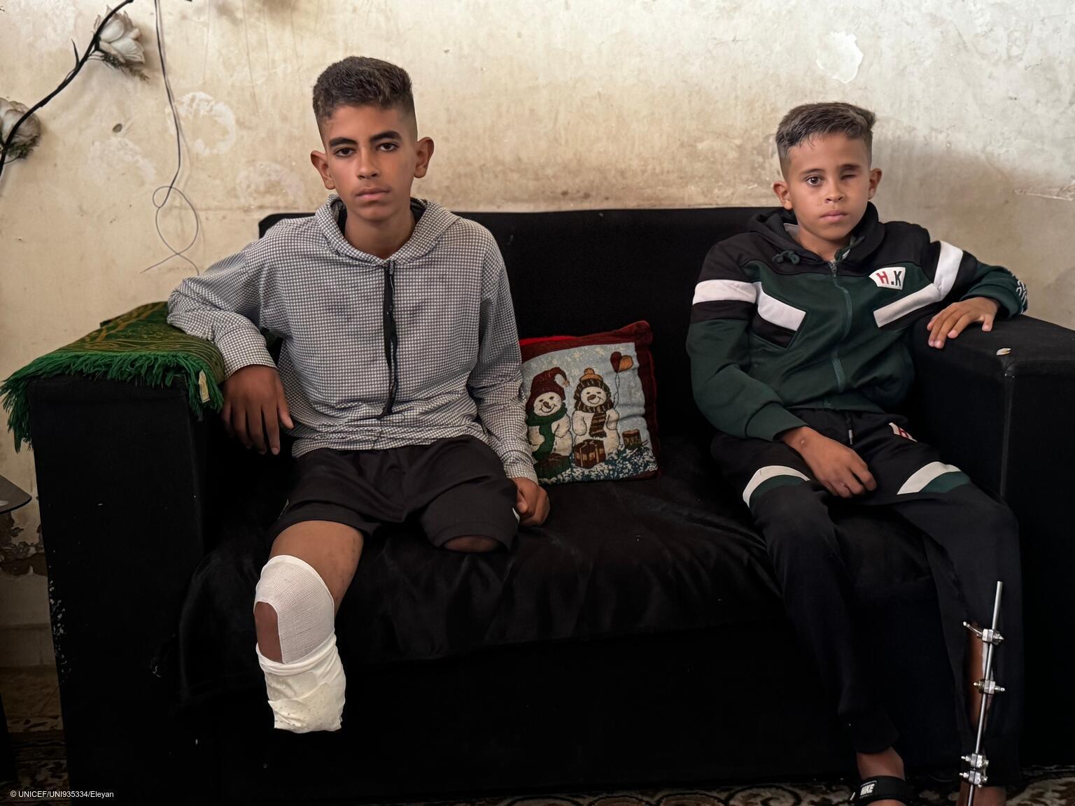 2026 no trae ningún respiro para los niños y niñas que viven en situaciones de violencia y conflicto en Oriente Medio y el Norte de África