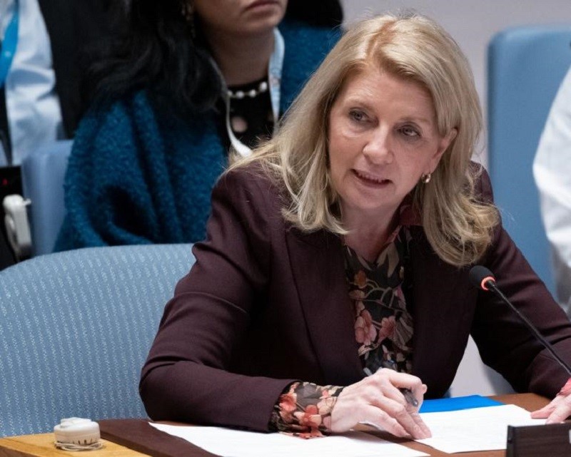 La directora ejecutiva de UNICEF, Catherine Russell