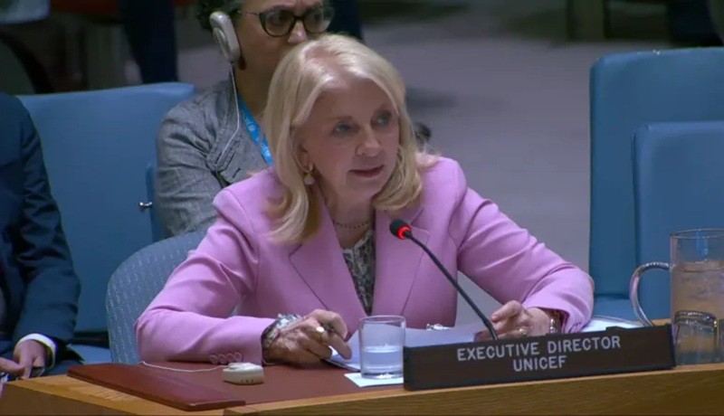 Catherine Russell, directora ejecutiva de UNICEF