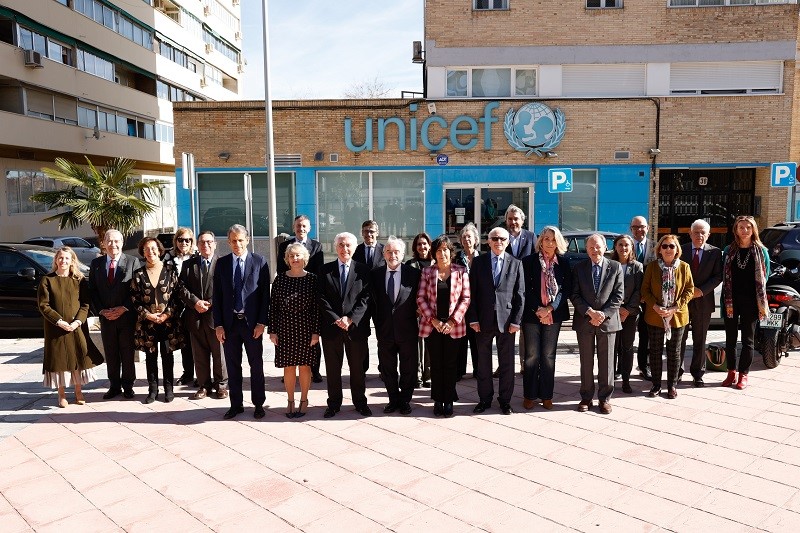 Fotografía los presidentes de los comités autonómicos de UNICEF España