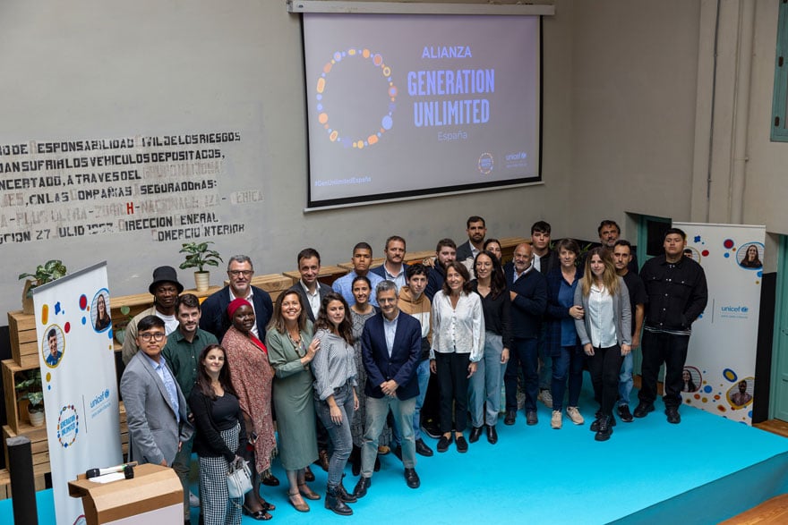 Llega ‘Generation Unlimited España’, una alianza para promover la integración social y laboral de jóvenes en situación de alta vulnerabilidad