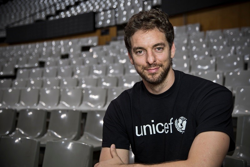 El deportista y embajador de UNICEF, Pau Gasol