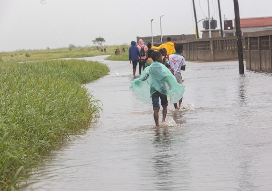 Efectos de la catástrofe en Mozambique