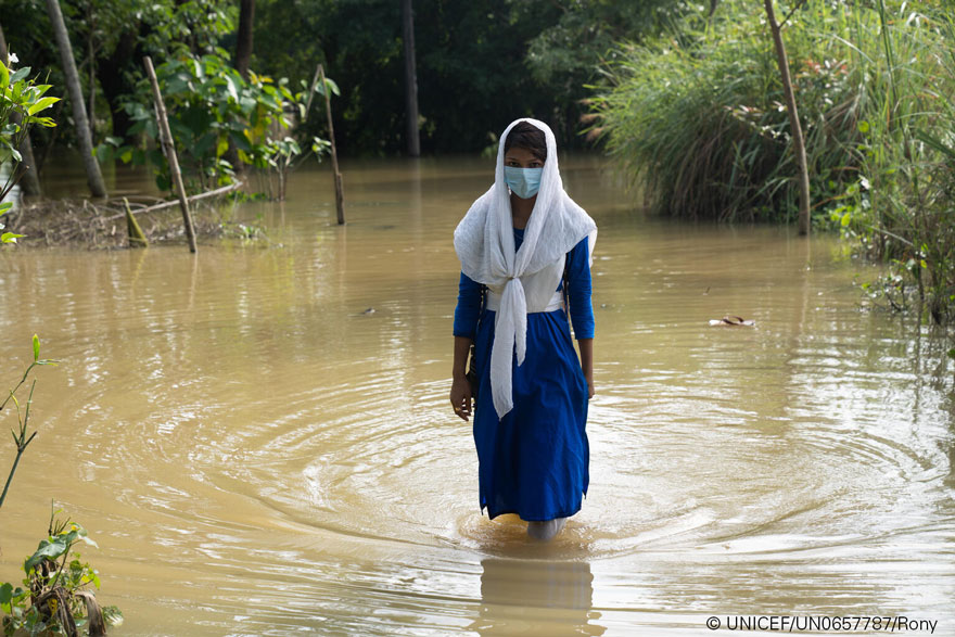 Más de 1,5 millones de niños corren un mayor riesgo de enfermedades transmitidas por el agua, ahogamiento y desnutrición debido a las extensas inundaciones en el noreste de Bangladesh.Más de 1,5 millones de niños corren un mayor riesgo de enfermedades transmitidas por el agua, ahogamiento y desnutrición debido a las extensas inundaciones en el noreste de Bangladesh.