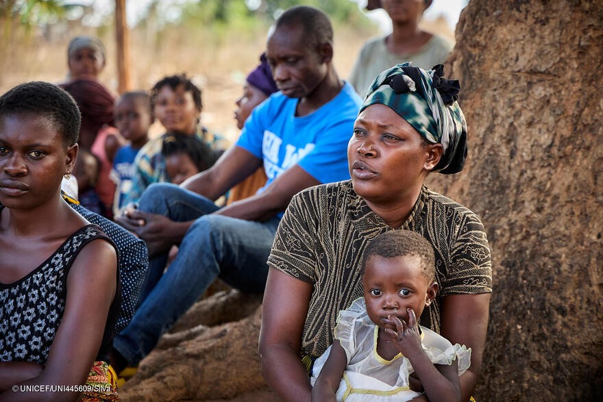 Personas desplazadas en Mozambique