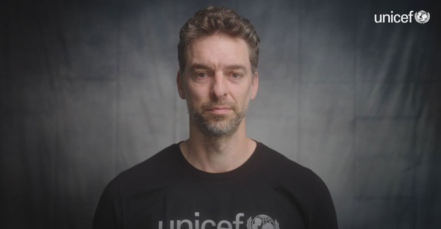 Pau Gasol en el vídeo del llamamiento