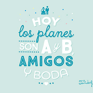 Nuevas tarjetas de Mr. Wonderful para Regalo Azul de UNICEF!