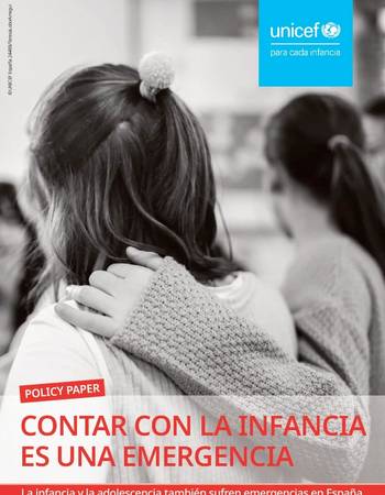 Informe sobre la infancia en emergencias en España