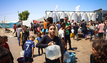 imagen de la exposición sobre Gaza