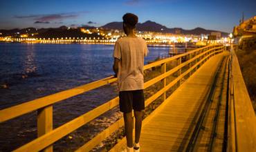 Radi, de 16 años, en Ceuta, España.