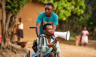 Rajabu vacunador en RDC.