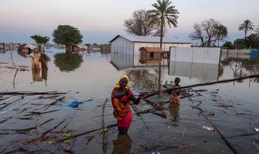 Impacto de las inundaciones en Bentiu, Sudán del Sur