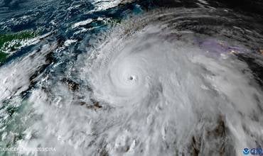 Imagen satelital del huracán Melissa en el mar Caribe el 27 de octubre de 2025