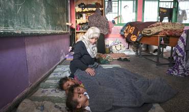 Mujeres y bebés en Gaza