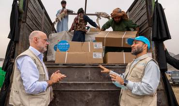 UNICEF Afganistán preparando ayuda humanitaria