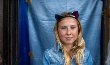 Alina, de 12 años, de Ucrania. 