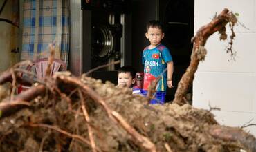 Millones de niños y niñas afectados por desastres climáticos en el sudeste asiático