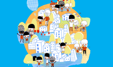Ilustración Ciudades Amigas Infancia UNICEF