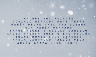 portada de la canción 'será navidad' con los créditos de todos los y las artistas que participan en apoyo a UNICEF