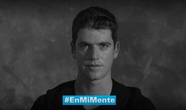 El actor Miguel Bernardeau en un fotograma del vídeo