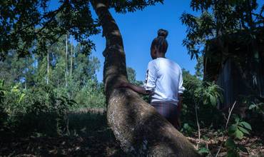 Una víctima de mutilación genital femenina en Etiopía.