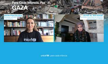 Conversación entre una psicóloga en Gaza y Patri Psicóloga.