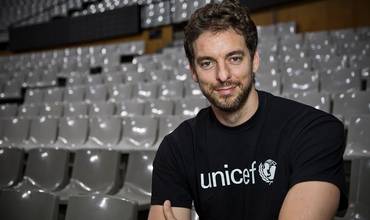 El deportista y embajador de UNICEF, Pau Gasol