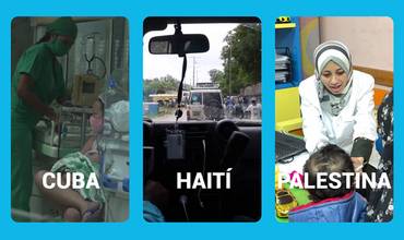 Fortaleciendo la salud infantil en Haití, Cuba y Palestina