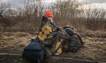 Ucrania: la mitad de los desplazados son niños.