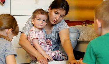 Niños acogidos en Ucrania