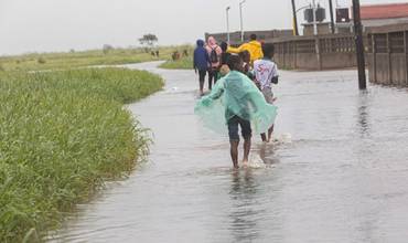 Efectos de la catástrofe en Mozambique