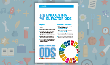 Portada de la guía de actividad "Factor ODS"