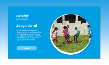 Juego de rol sobre paz y no violencia para Educación Primaria