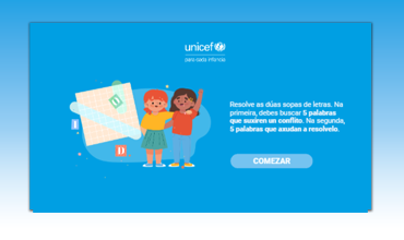 Sopa de letras sobre prevención de conflitos