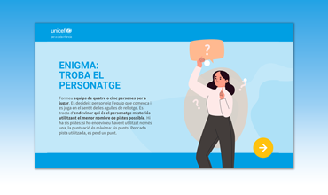 Enigma: troba el personatge