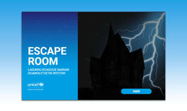 Beldurrezko escape room bat