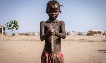 Un niño afectado por la sequía en Etiopía