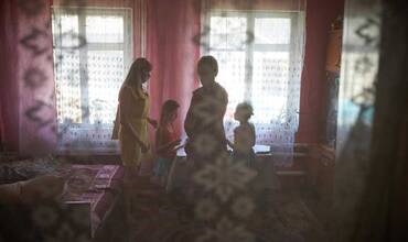 Familia en Ucrania