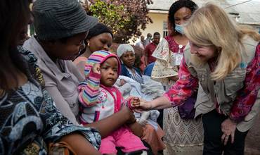 La directora ejecutiva de UNICEF en su visita a RDC